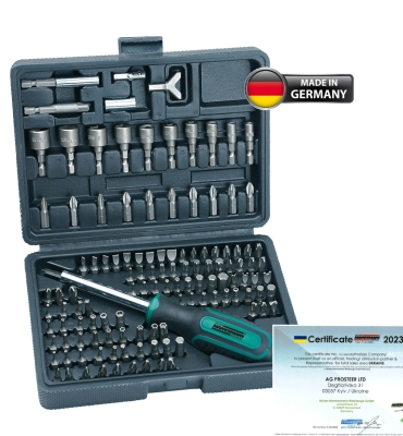 Немецкий набор головок бит с отверткой Mannesmann M29896
