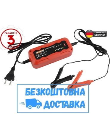 Немецкое автомобильное зарядное устройство для аккумулятора 6/12 В портативное Mannesmann M12711