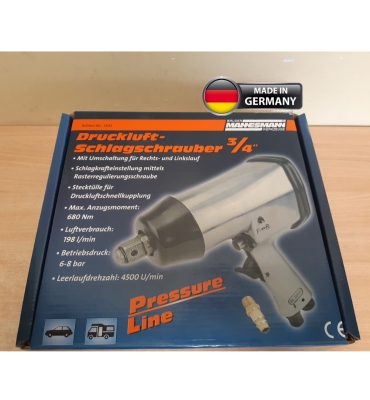 Гайковерт німецький 3/4 пневматичний ударний Mannesmann M1502