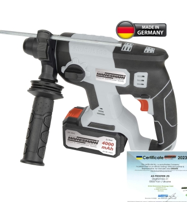 Перфоратор німецький акумуляторний 20В Mannesmann M17670
