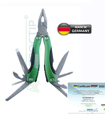 Немецкий мультитул 11 предметов Mannesmann M10272