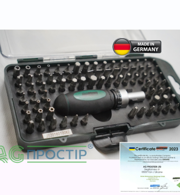 Набір німецькі біти з викруткою Mannesmann M29894