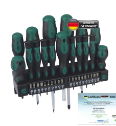Набір німецьких викруток і біт на тримачі Mannesmann M11415