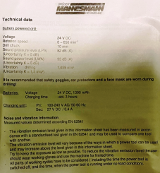Шуруповерт Дриль німецький акумуляторний 24В Mannesmann M17695