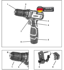 Немецкий шуруповерт 12В Mannesmann M17675