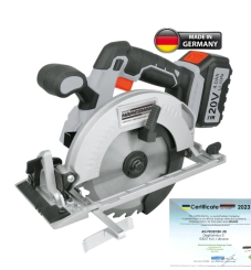 Пила німецька електрична ручна дискова акумуляторна Mannesmann M17860