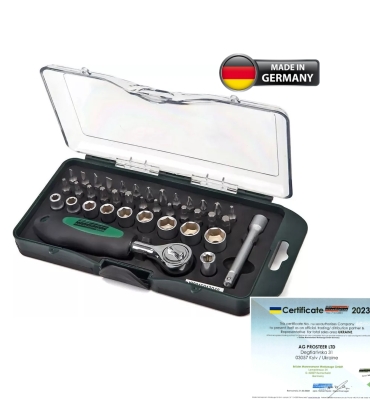 Набір німецьких біт голівок з тріскачкою Mannesmann M29891